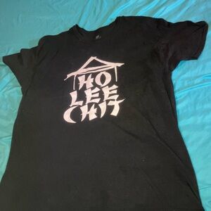 Black Graphic T-Shirt Ho Lee Chit